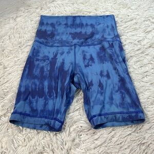 Lululemon Align Super High Rise Short Game Day Game Day Blue Multi